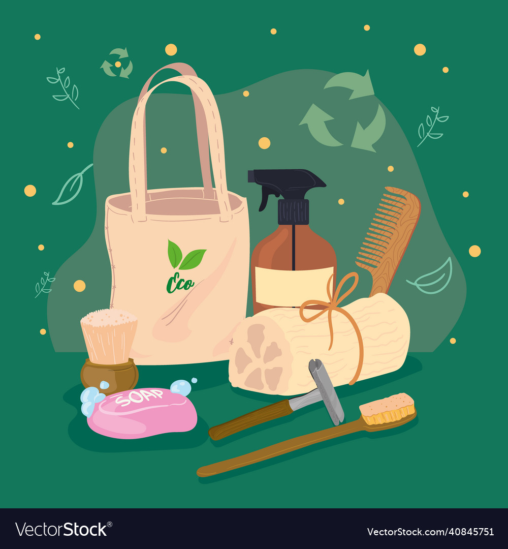 Zero waste cartel Royalty Free Vector Image VectorStock