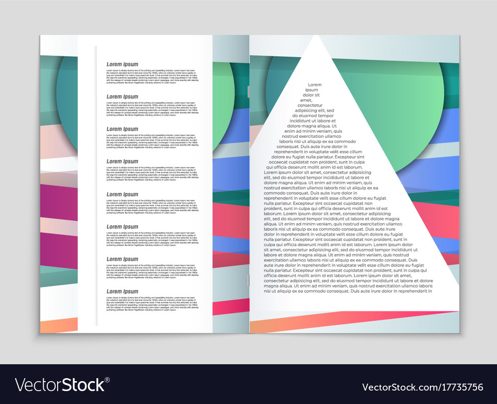 Abstract layout background set for art