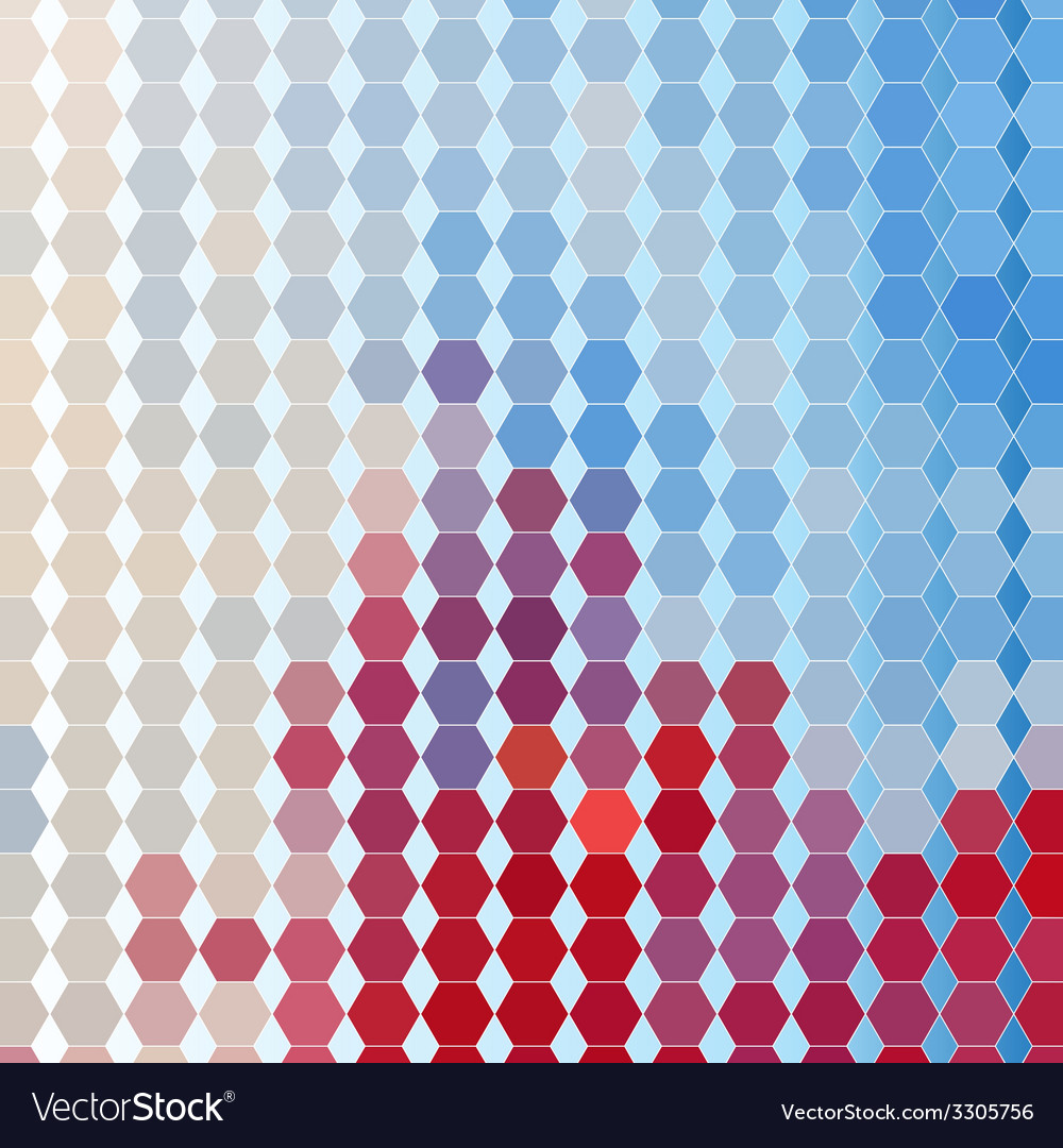 Bright abstract pattern polygons