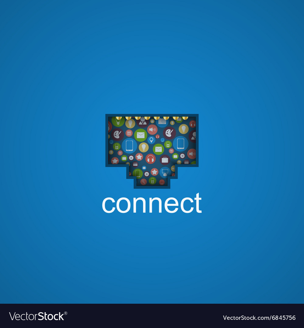Connecting a computer to network background