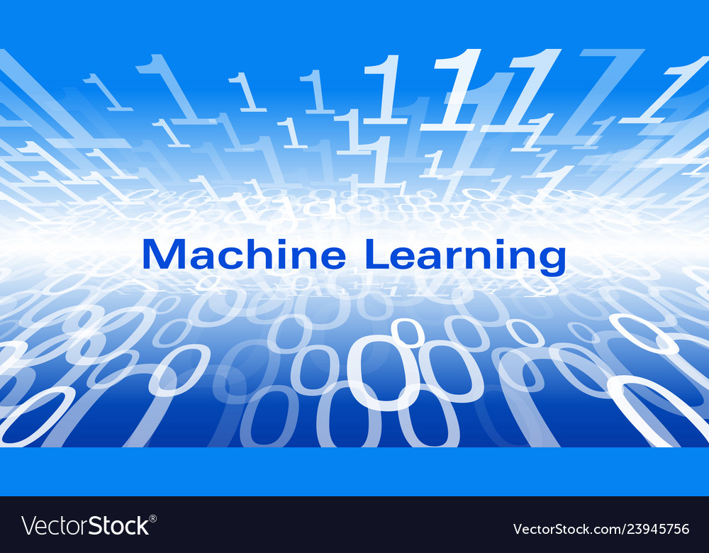 Digital brain machine learning project vector image Digital brain machine learning project