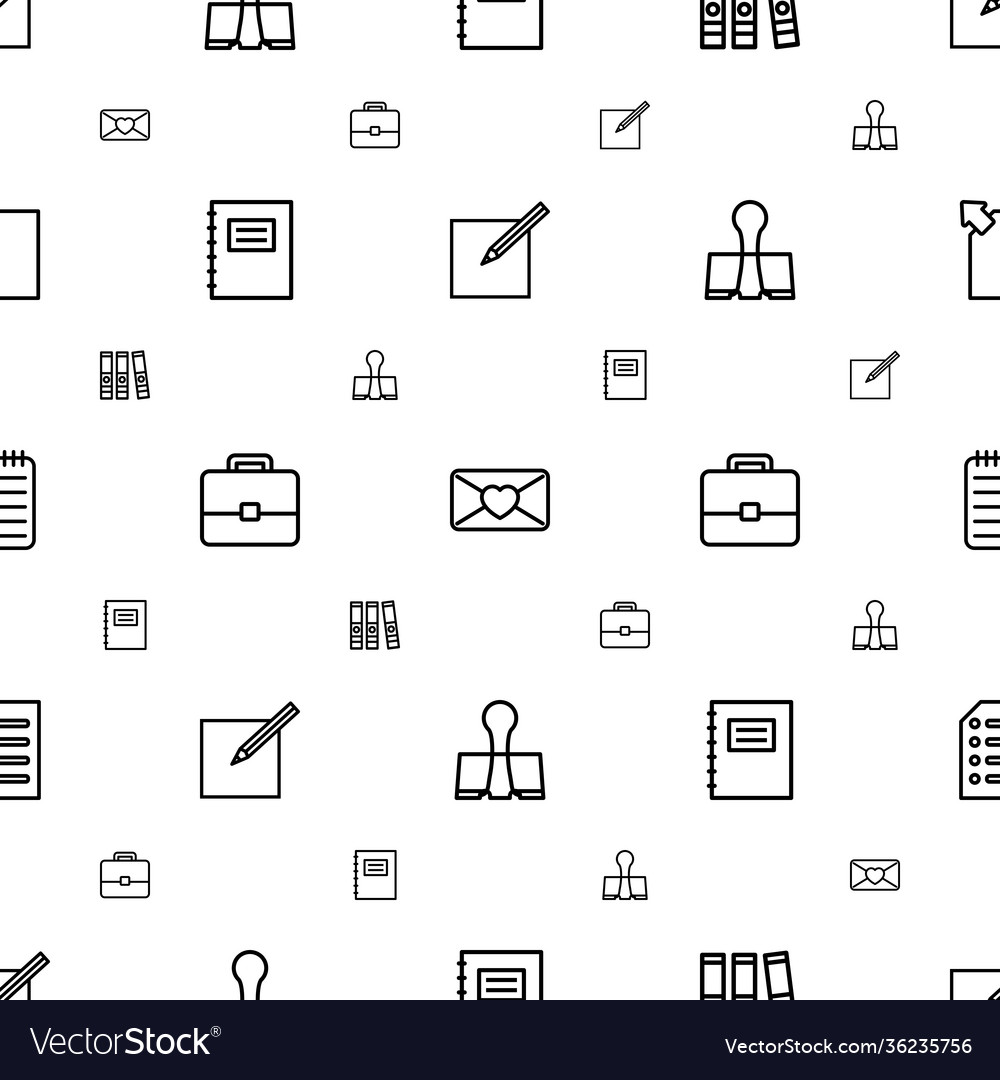 Document icons pattern seamless white background