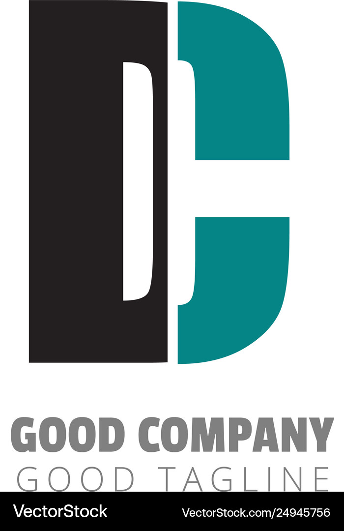 Initial letter design logo Royalty Free Vector Image