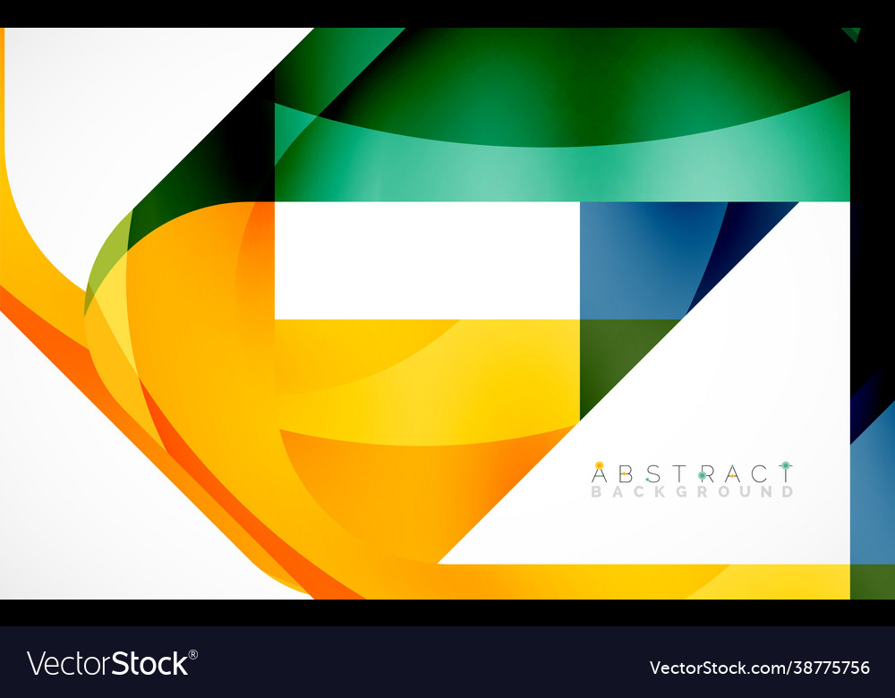 Minimal background abstract square shape vector image Minimal background abstract square shape