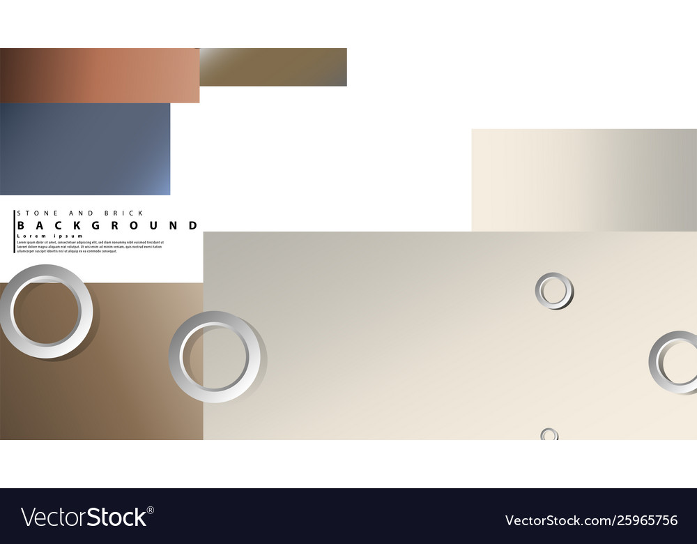 Ring abstract rectangular background with drop vector image Ring abstract rectangular background with drop