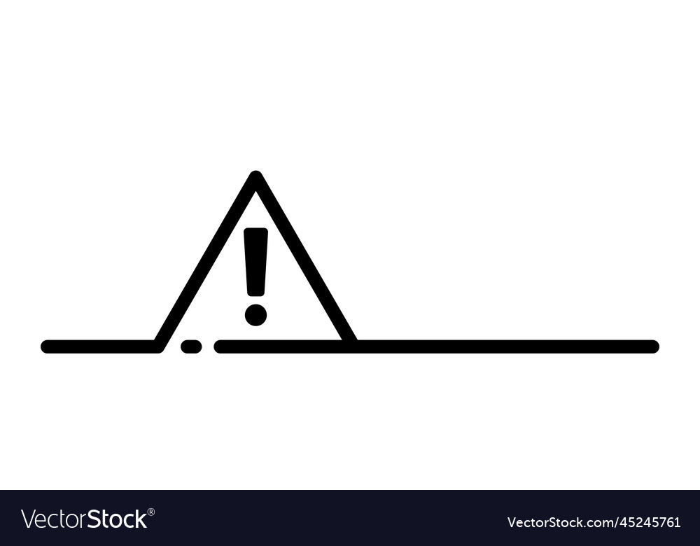 Background with caution sign and copy space