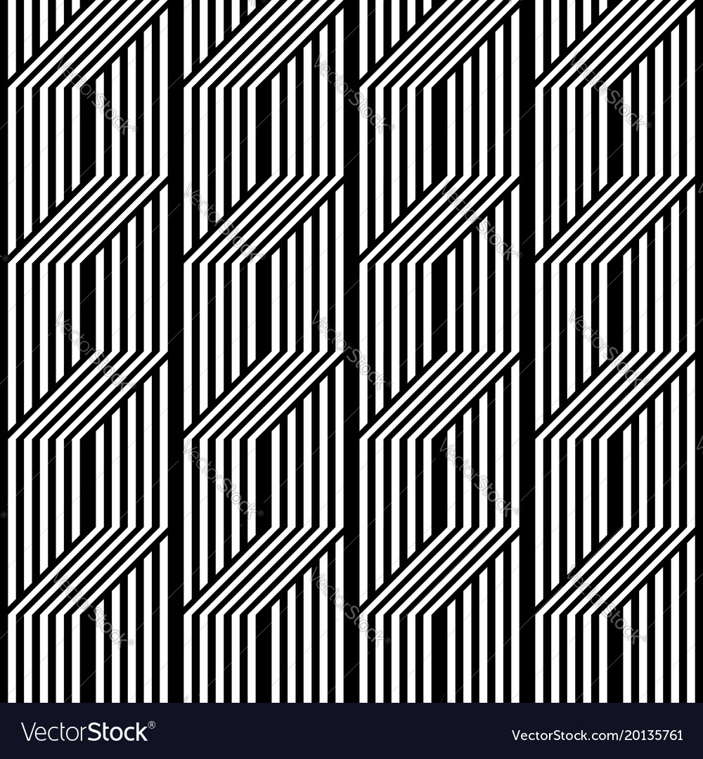 Design seamless monochrome zigzag pattern