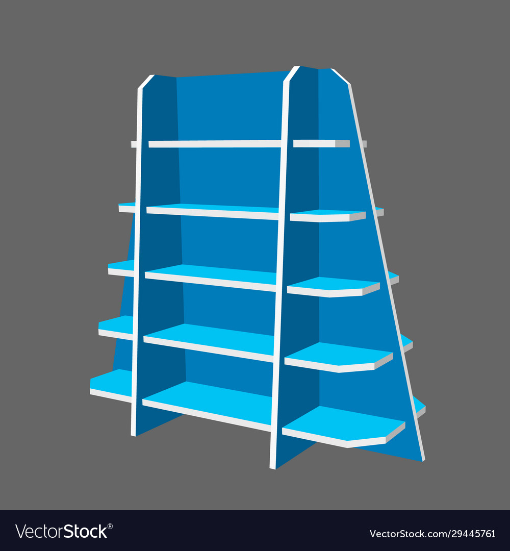 Empty showcase 3d