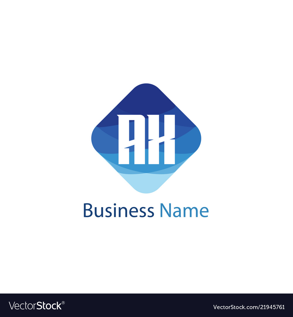 Initial letter ax logo template design