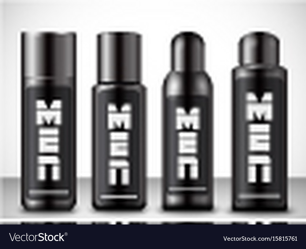 Mens cosmetic bottles