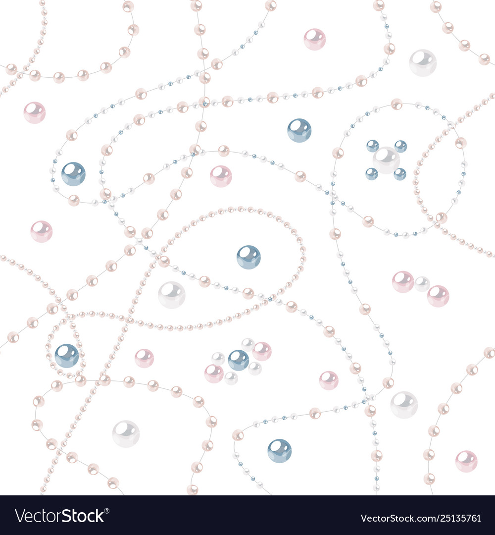 Pearl String and Bead Pattern