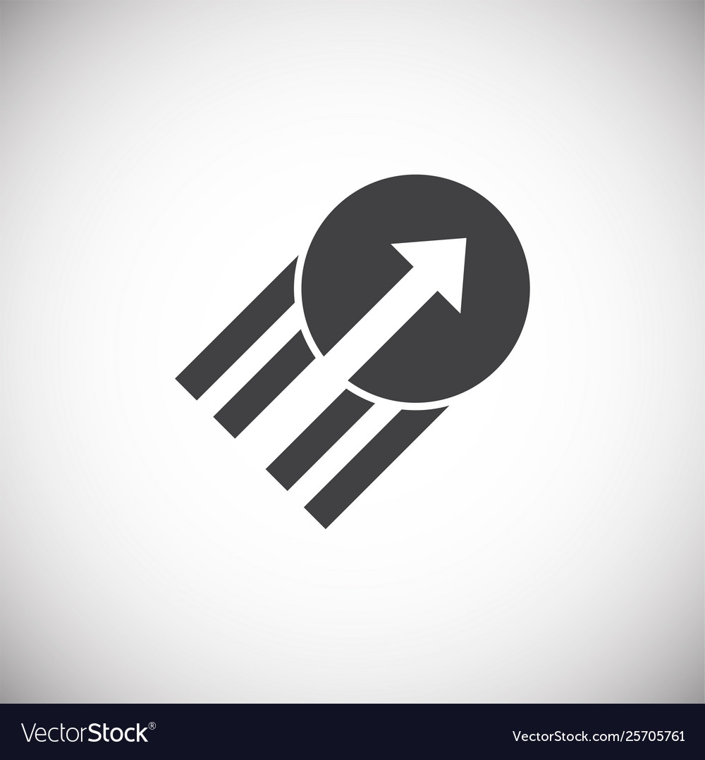 Performance icon on background for graphic and web Vector Image Performance icon on background for graphic and web