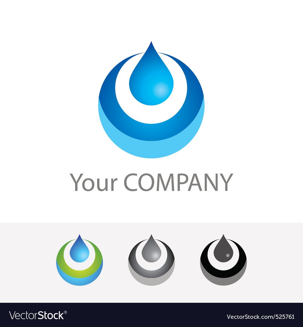 Pure water Royalty Free Vector Image - VectorStock