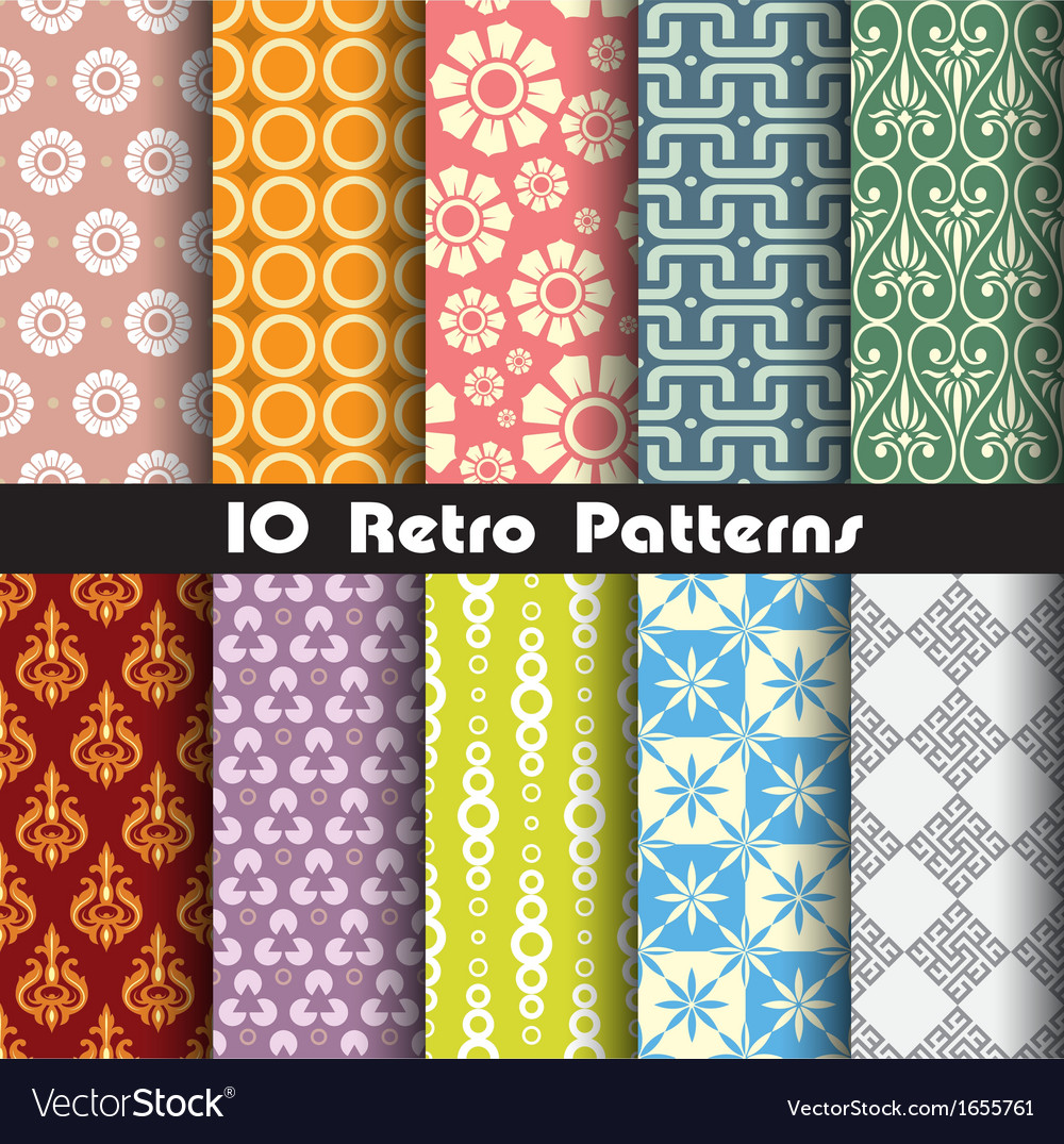 Retro Geometric Pattern Tile