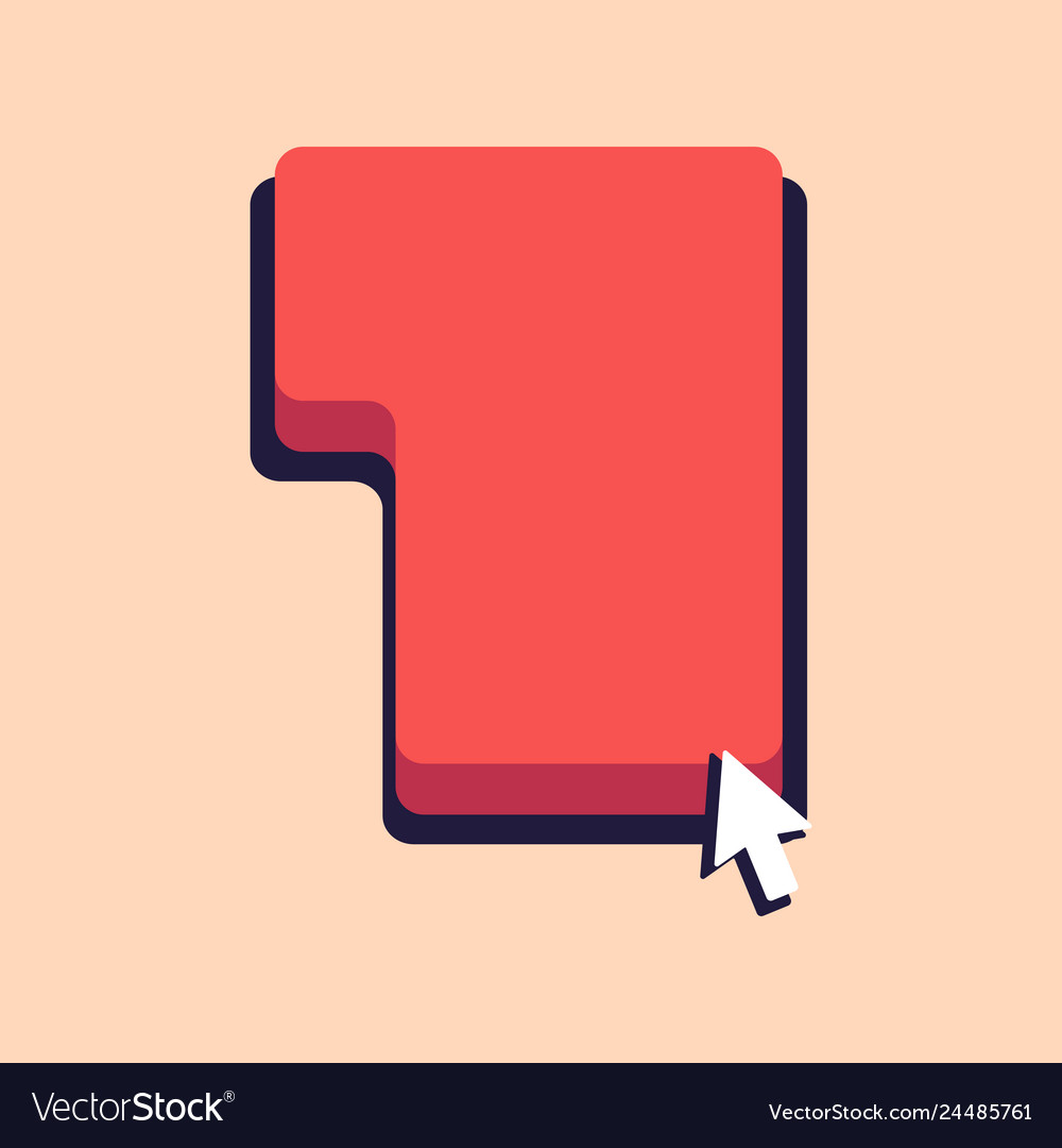 Small arrow touching keyboard command key