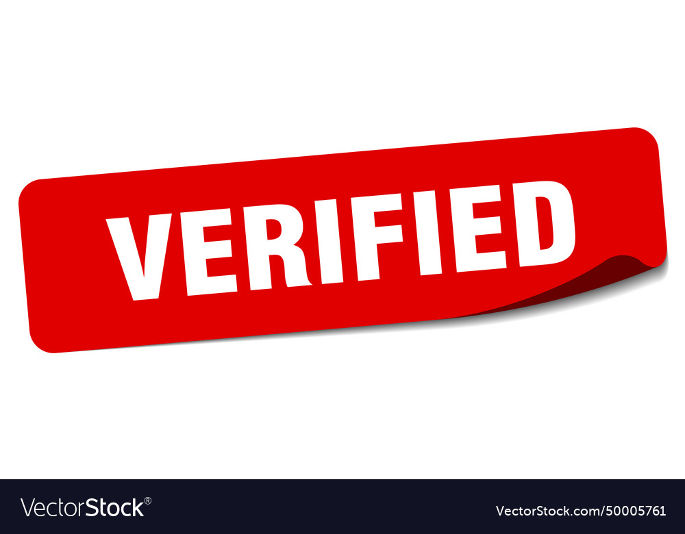 Verified sticker label