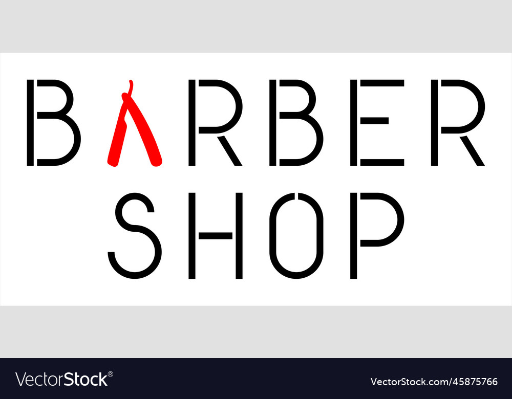 Barber shop Royalty Free Vector Image - VectorStock