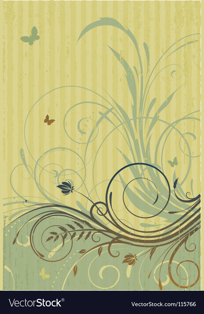 Floral decorative background