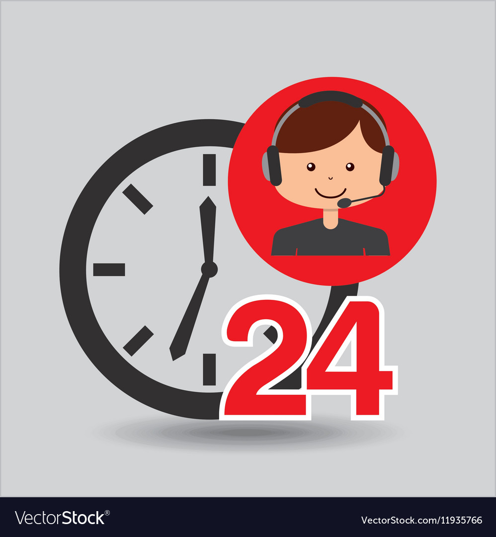 Man assitance 24 hours clock