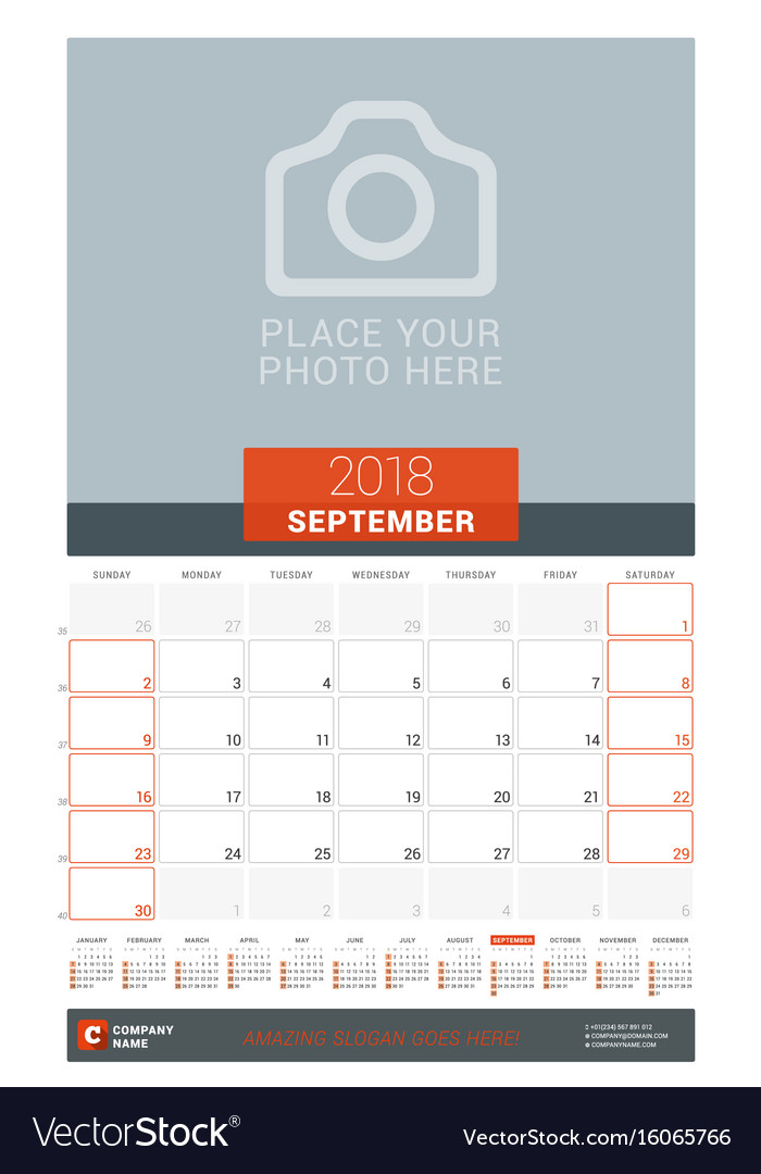 monthly calenar
