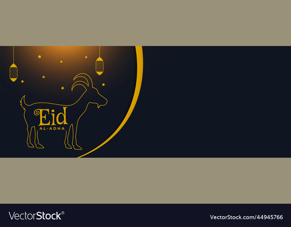 Einfache Eid al adha mubarak mit Laterne Design