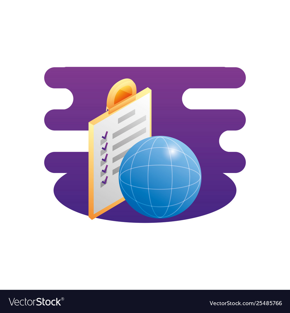 Sphere planet browser with checklist