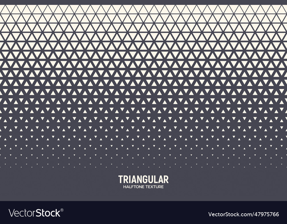 Triangles halftone pattern abstract geometric