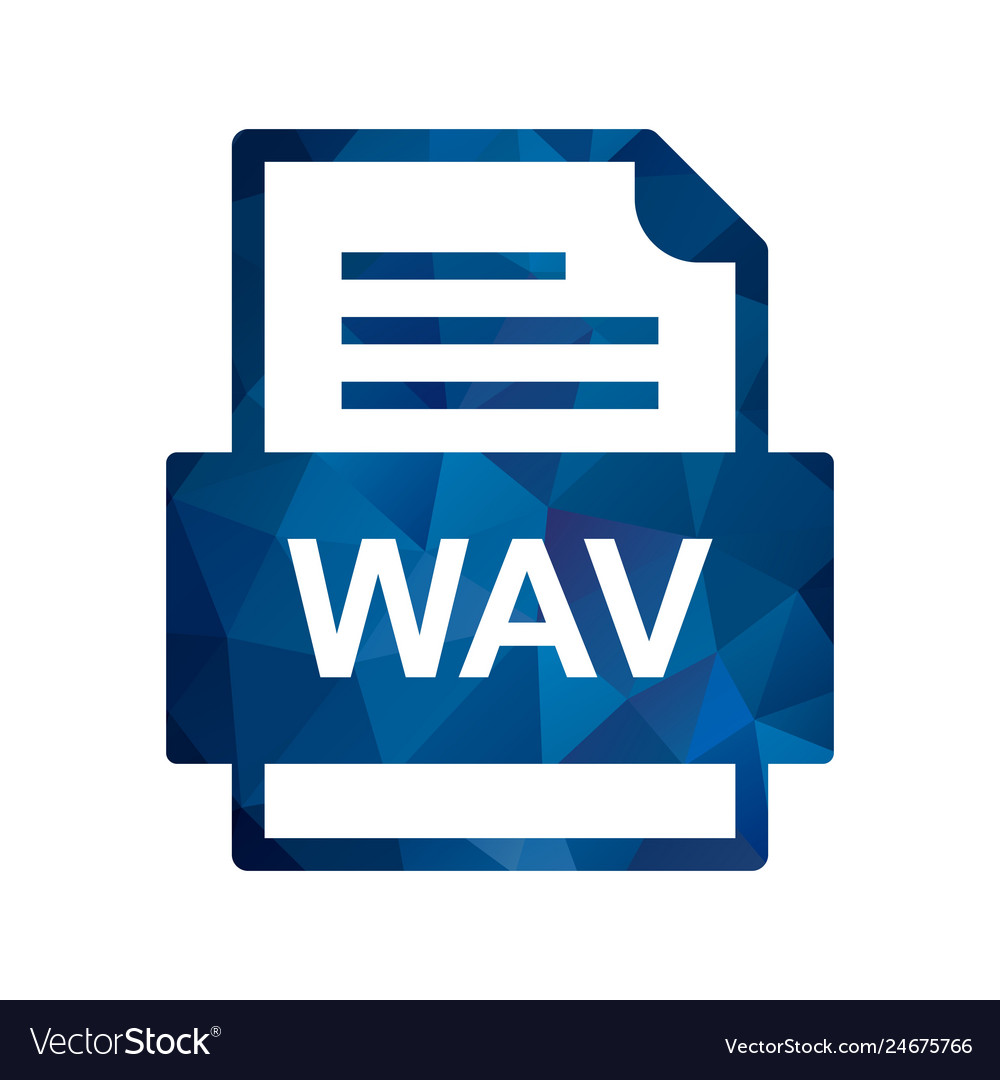 Wav file document icon