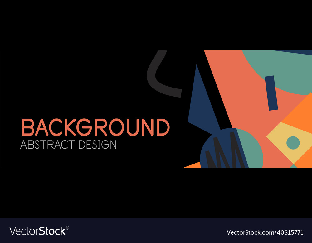 Abstract background with blocks lines geometric vector image Abstract background with blocks lines geometric
