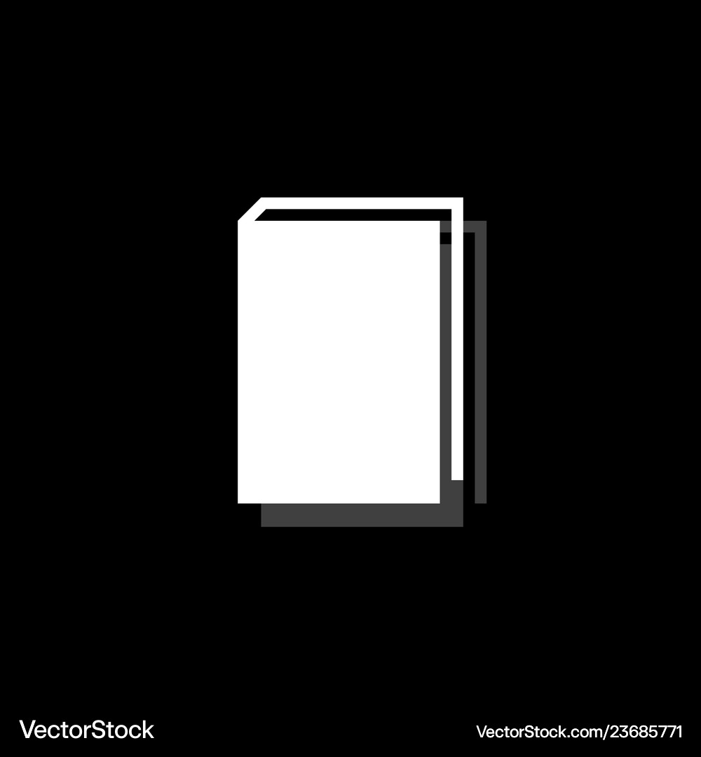 Book icon flat Royalty Free Vector Image - VectorStock