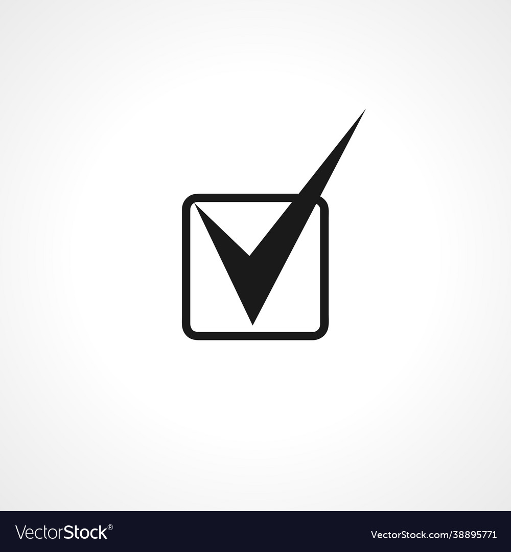 Check list button simple isolated web icon