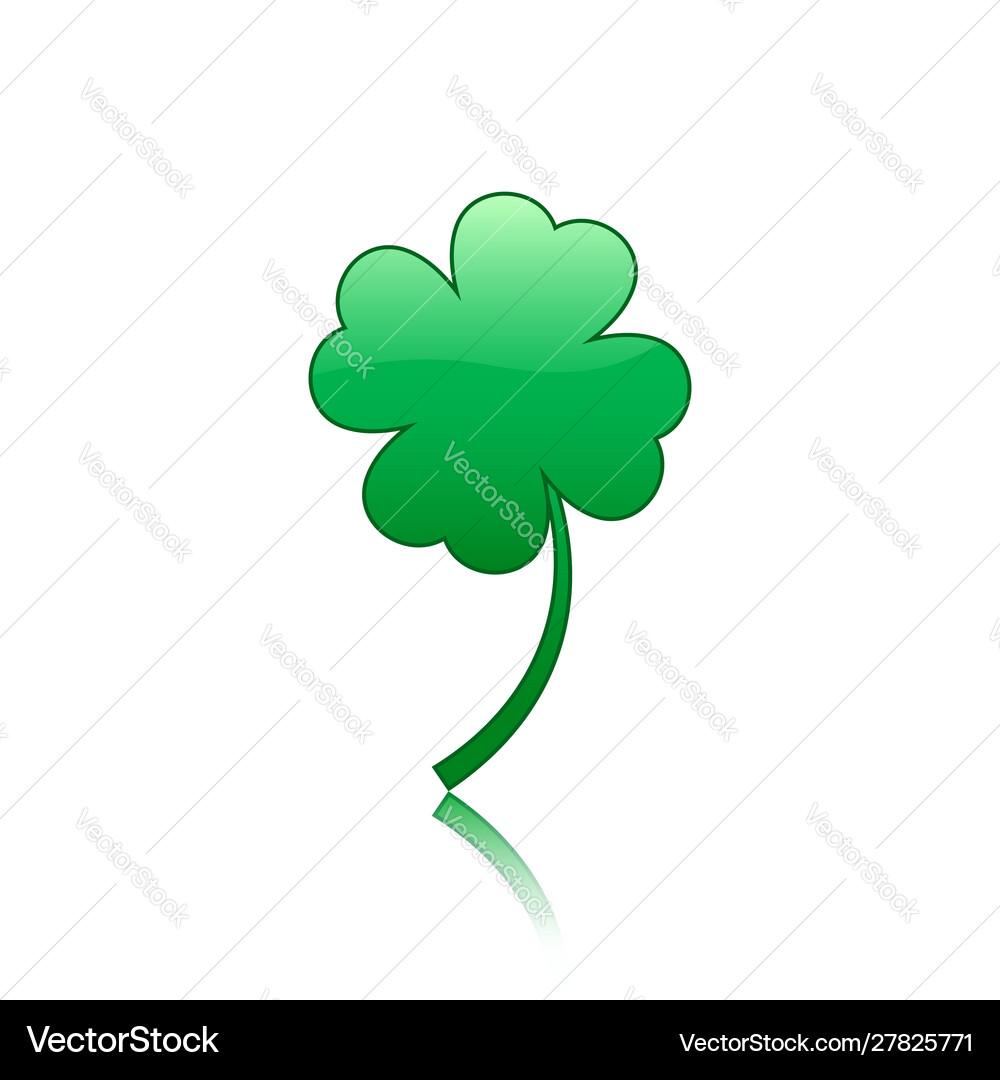 Clover 2 Royalty Free Vector Image - VectorStock