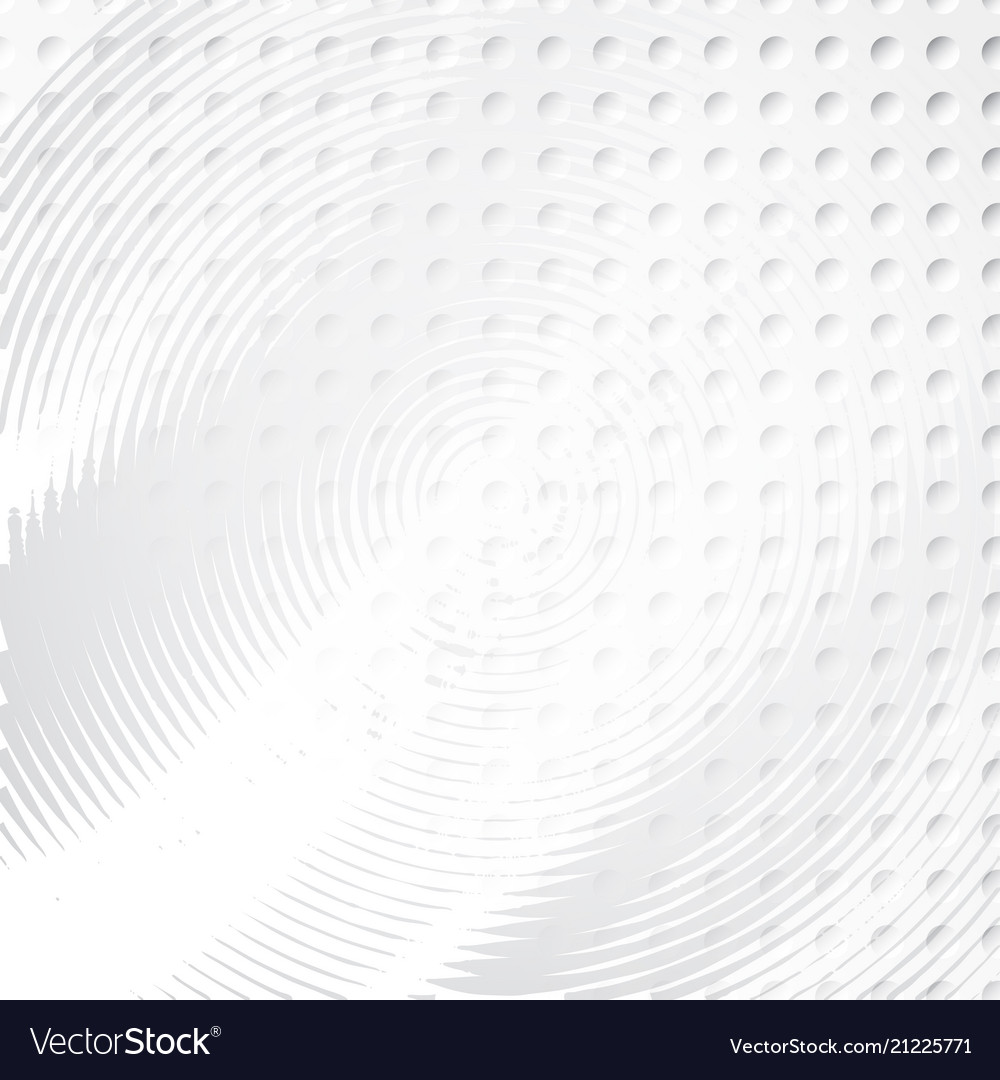 Concentric circles halftone background vector image Concentric circles halftone background