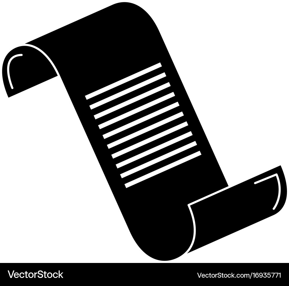 Document paper isolated icon Royalty Free Vector Image