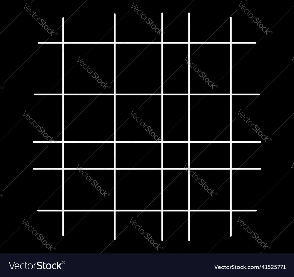 Irregular random intersecting lines abstract grid