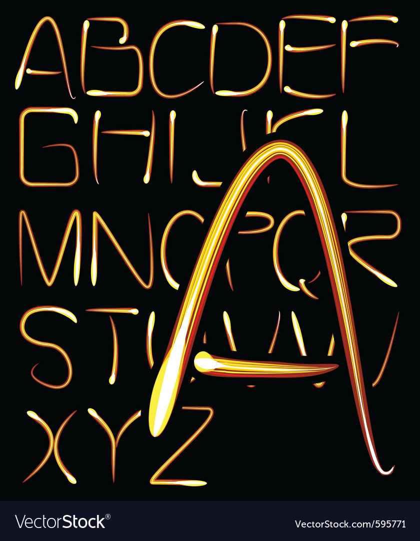 Light alphabet