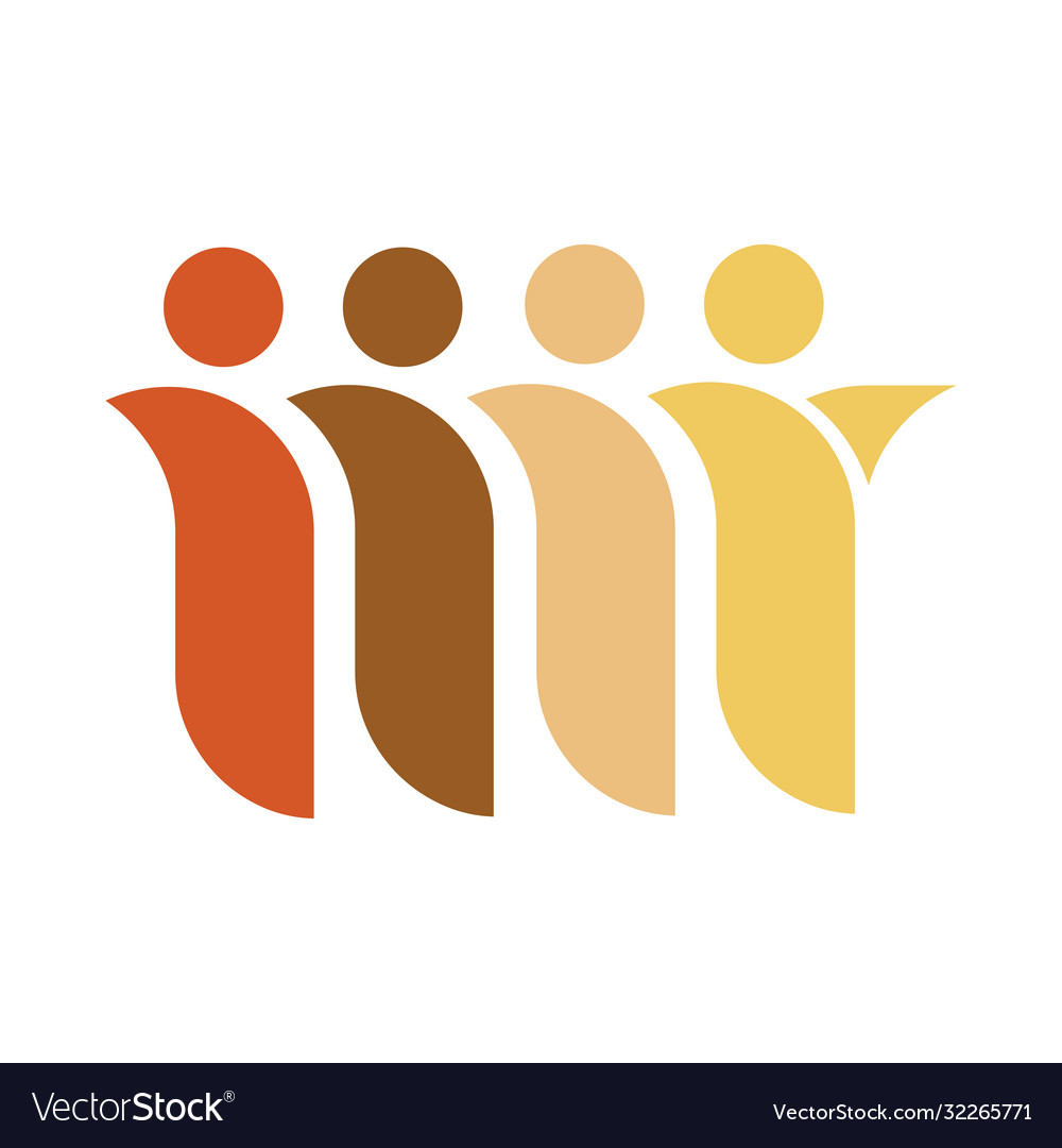No racism people icon