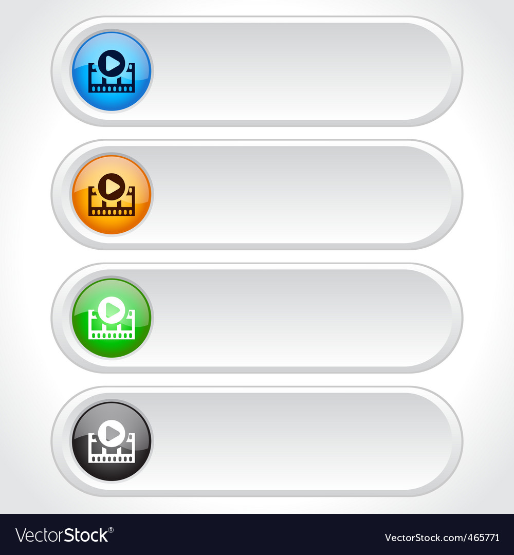 Website Buttons - Modern Menu