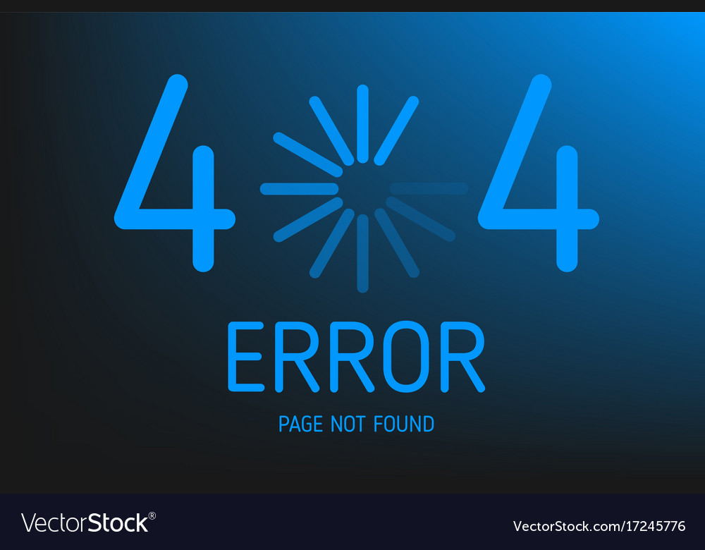 404 error not found page with download