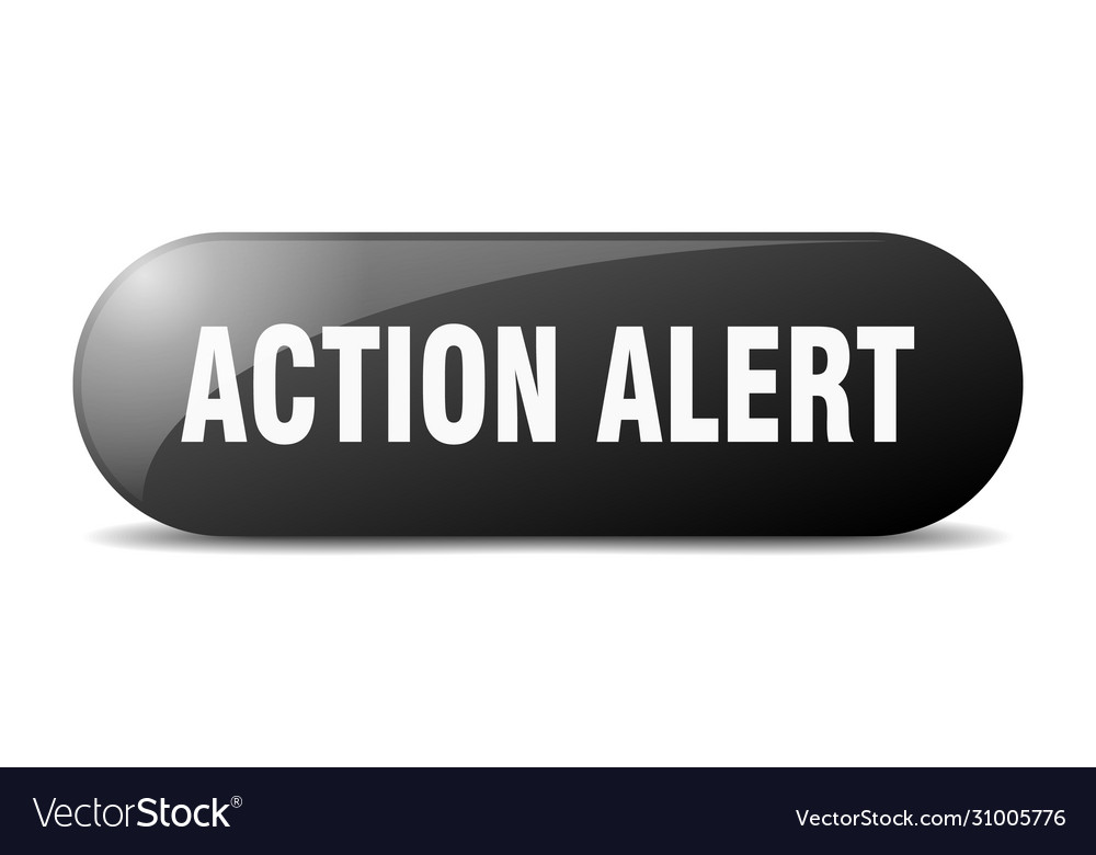 Action alert button sign key push