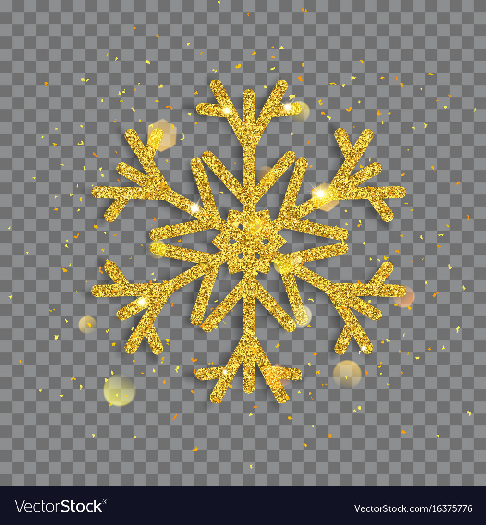 Big shiny christmas snowflake Royalty Free Vector Image