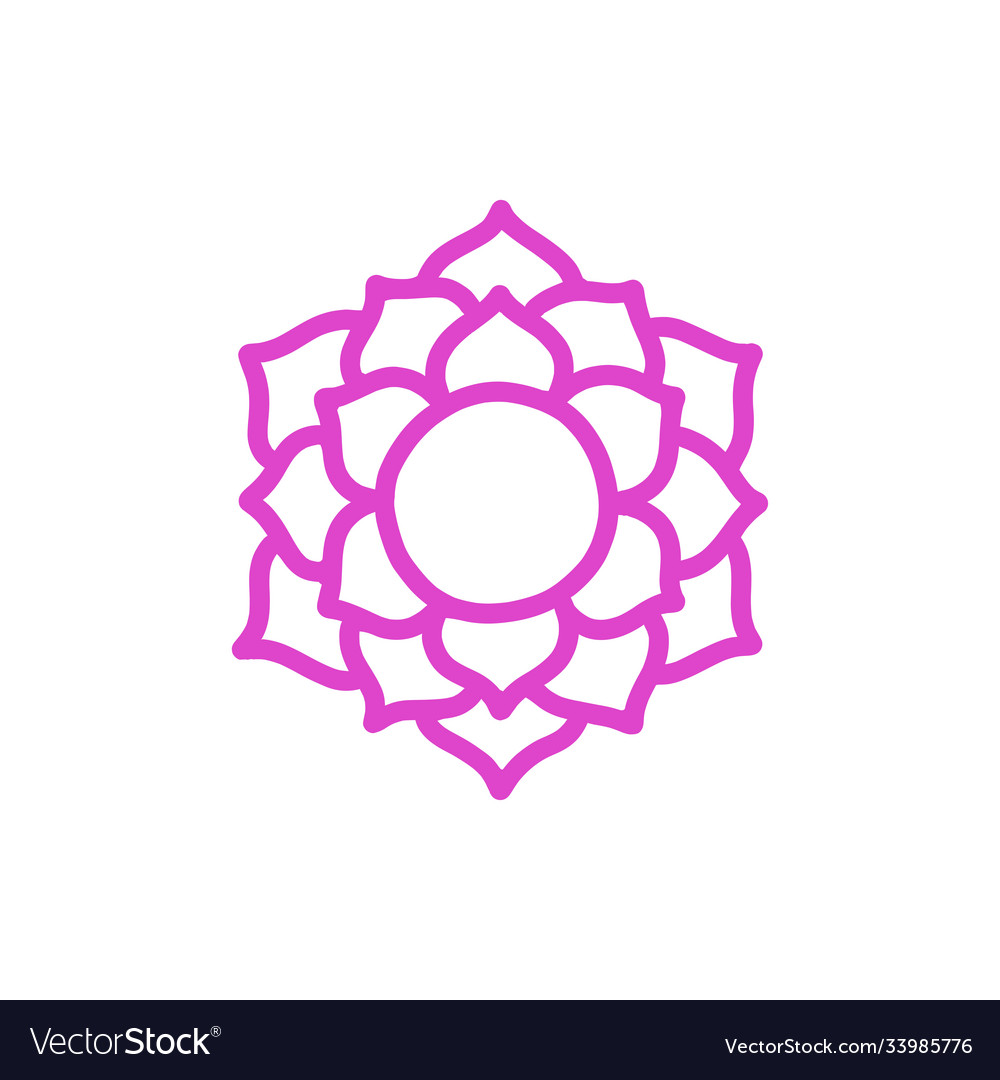 Chakra Sahasrara Doodle Icon