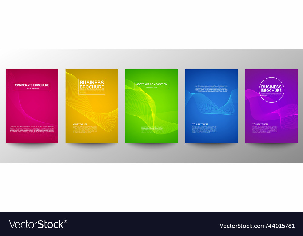 Cover geometric minimal set abstract line pattern vector image Cover geometric minimal set abstract line pattern