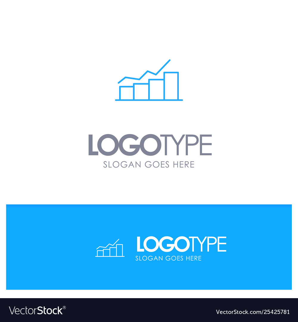 Growth chart flowchart graph increase progress vector image Growth chart flowchart graph increase progress