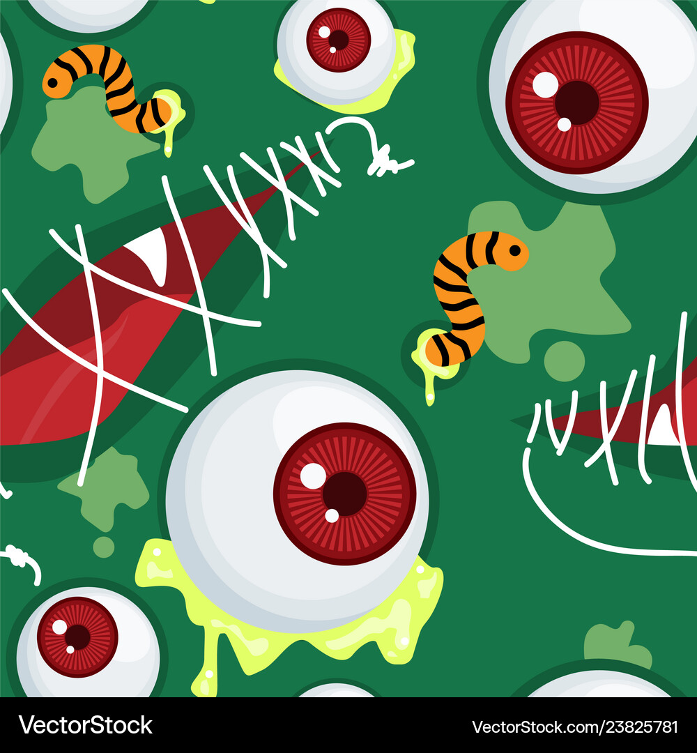 Halloween seamless pattern Royalty Free Vector Image