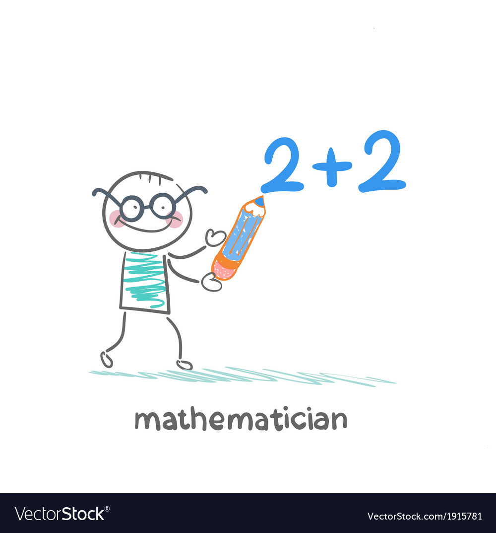 Mathematician wrote in pencil task