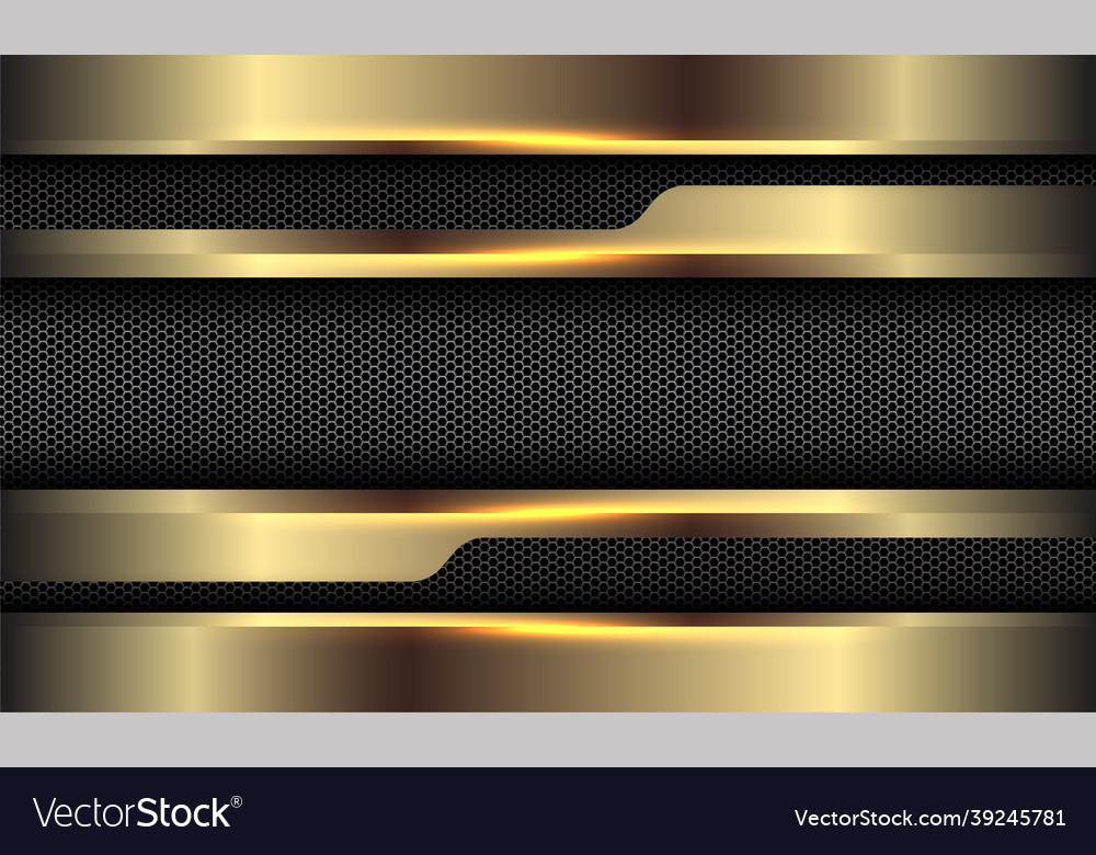 Metallic Hexagon Mesh Background