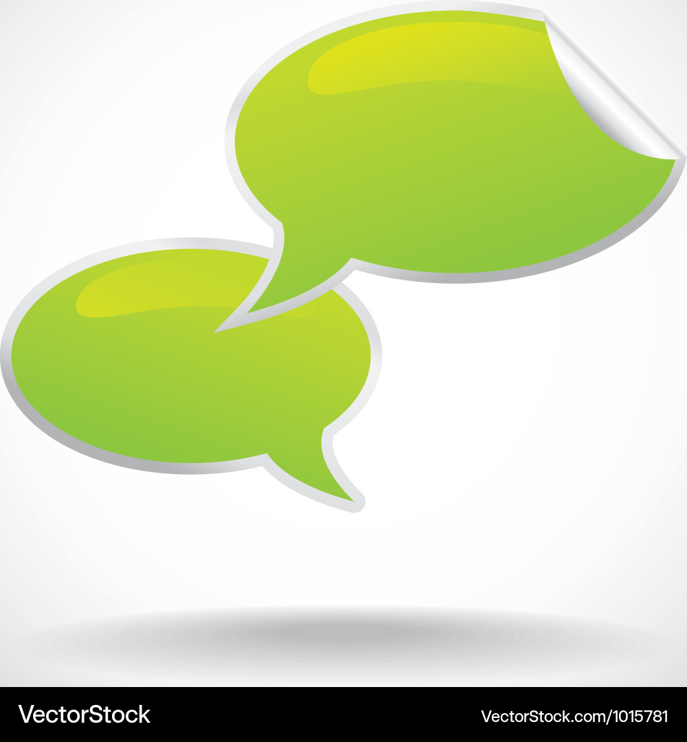 Speech bubble Royalty Free Vector Image - VectorStock