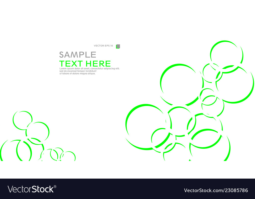 Abstract background with circles