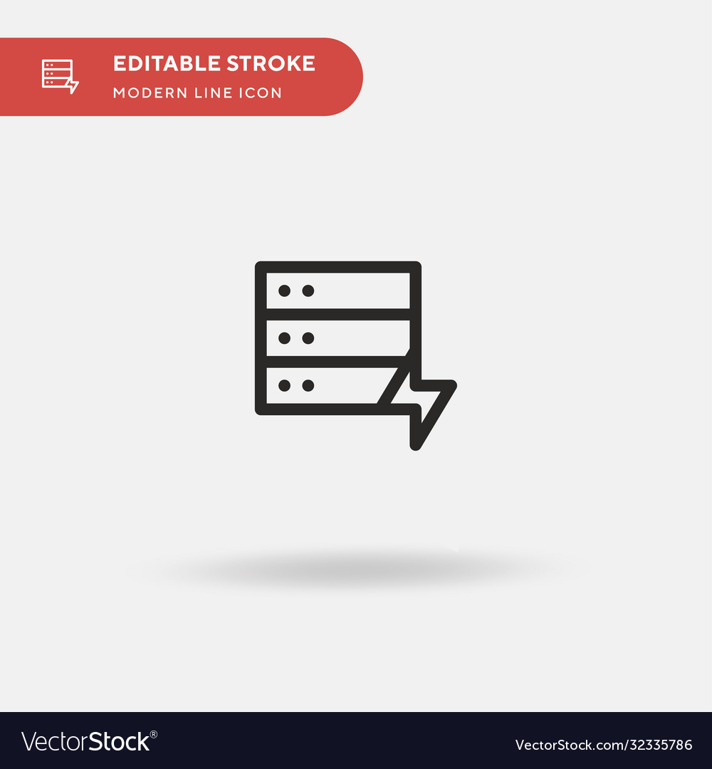Database simple icon symbol